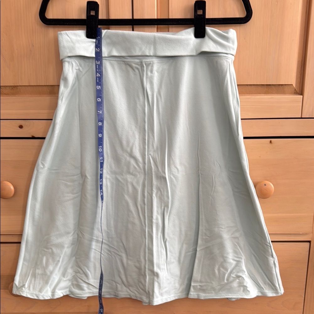Athleta mint Green A-Line Knee-Length Skirt for Work